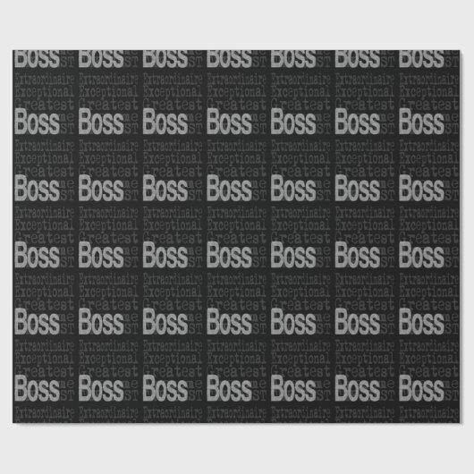 Boss Extraordinaire Cadeaupapier (Vlak)