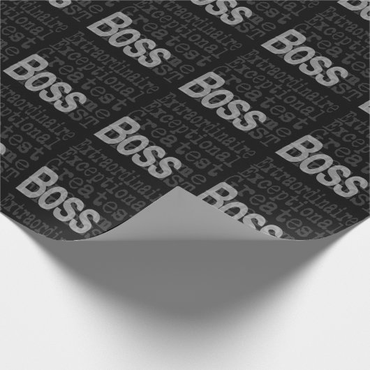 Boss Extraordinaire Cadeaupapier (Hoek)