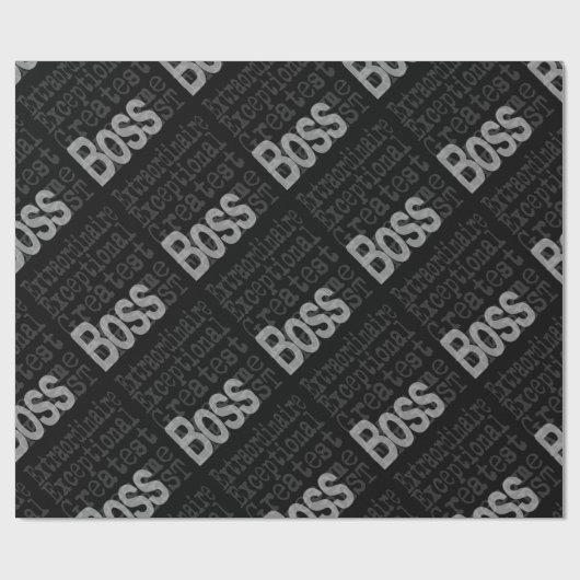 Boss Extraordinaire Cadeaupapier (Vlak)