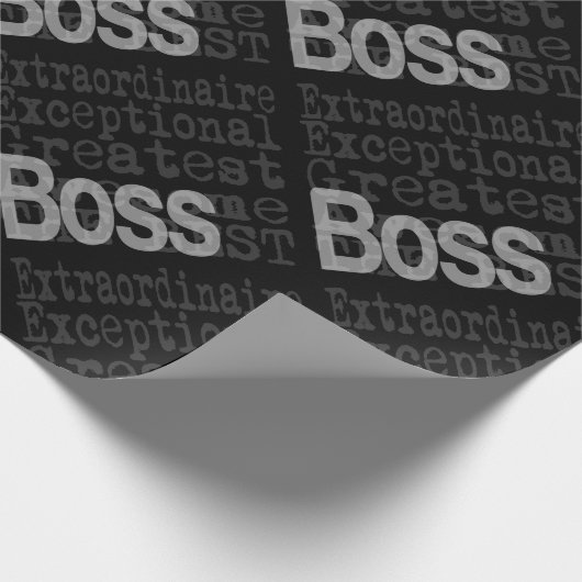 Boss Extraordinaire Cadeaupapier (Hoek)