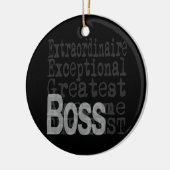 Boss Extraordinaire Keramisch Ornament (Links)