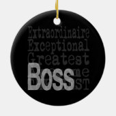 Boss Extraordinaire Keramisch Ornament (Achterkant)