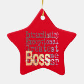 Boss Extraordinaire Keramisch Ornament (Achterkant)
