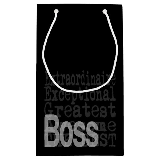 Boss Extraordinaire Klein Cadeauzakje (Achterkant)