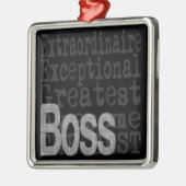 Boss Extraordinaire Metalen Ornament (Links)