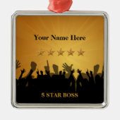 Boss Five 5 Star Gold Cheers Ornament (Voorkant)