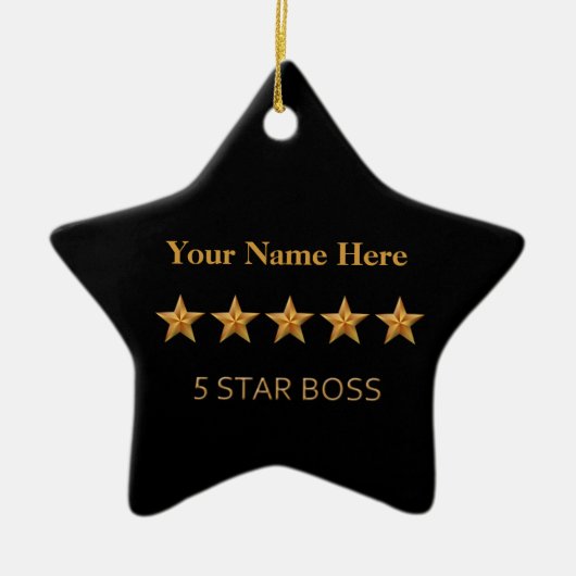 Boss Five Star Ornament (Voorkant)