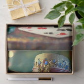 Boss Frog, kikker speelkaarten Tissuepapier (Geschenk)