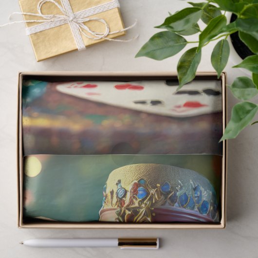 Boss Frog, kikker spelen Kaarten Tissuepapier (Geschenk)