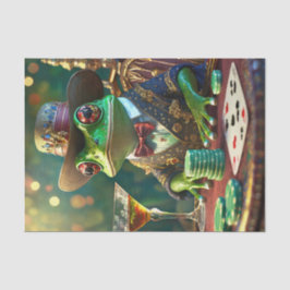 Boss Frog, kikker spelen Kaarten Tissuepapier