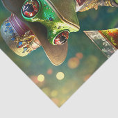 Boss Frog, kikker spelen Kaarten Tissuepapier (Detail)