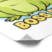 Boss Frog Poster Schattige Zelfverzekerde Kikker M (Hoek)
