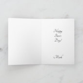 Boss Funny Creepy Horror Feestdagen Kaart (Binnen)