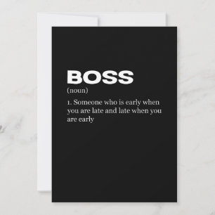 Boss Funny Definition Happy Boss Day Save The Date