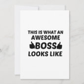 BOSS GEWELDIGE BEDANKKAART (Voorkant)