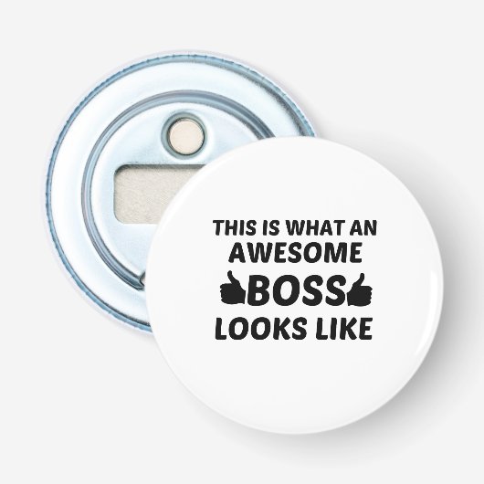 BOSS GEWELDIGE BUTTON FLESOPENER (Voorkant)