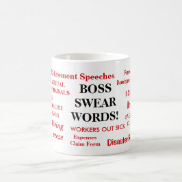 Boss Gift - Funniest Boss Joke Mok - Swear Words