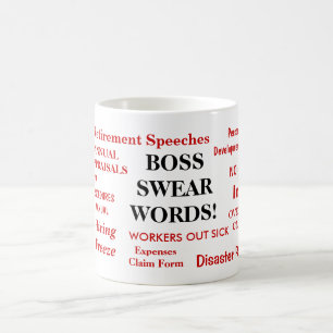 Boss Gift - Funniest Boss Joke Mok - Swear Words