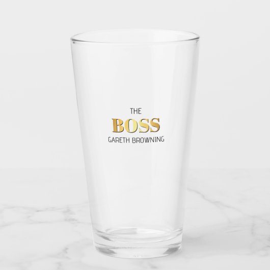 BOSS GLAS (Voorkant)