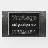 Boss Glitter Professional Business Logo Spandoek (Horizontaal)