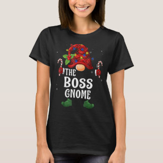 Boss Gnome Buffalo Pset Matching Family Kerstmis T-shirt