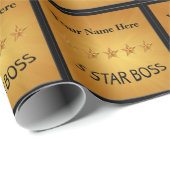 Boss Gold Five Star Gold Gift Wrap Cadeaupapier (Rol Hoek)