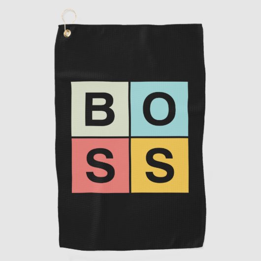 Boss Golfhanddoek (Voorkant)