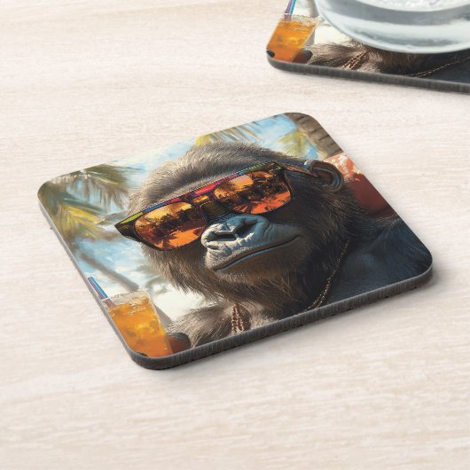 Boss-Gorilla Bier Onderzetter (Linkerzijde)