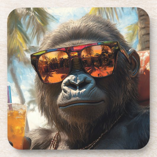 Boss-Gorilla Bier Onderzetter (Voorkant)