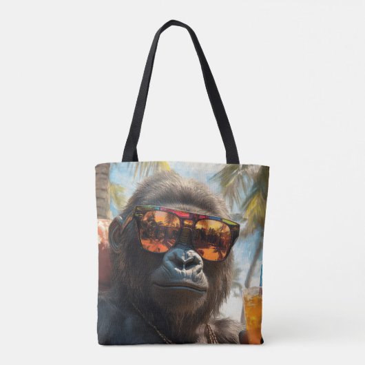 Boss-Gorilla Tote Bag (Achterkant)