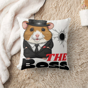 Boss Hamster Kawaii Kussen