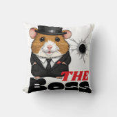 Boss Hamster Kawaii Kussen (Voorkant)