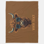 BOSS HIGHLANDER KOE Fleece Deken (Voorkant)