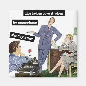 Boss in de Kantoor  stijl Magneet (Voorkant)