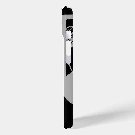 BOSS iPhone Cases Trend Abstract Zwart Wit Groen (Achterkant / Links)