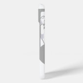 BOSS iPhone Hoesjes Trend Abstract Zwart Wit Groen (Achterkant / Links)