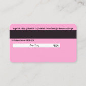 Boss Kaart Visitekaartje (Achterkant)