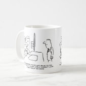 Boss kan geen Betaalverhoging geven omdat hij een  Koffiemok (Voorkant links)