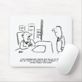 Boss kan geen Betaalverhoging geven omdat hij een Muismat (Met muis)