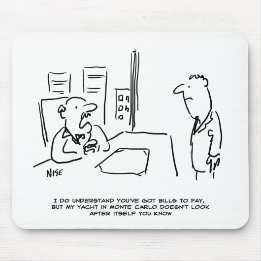 Boss kan geen Betaalverhoging geven omdat hij een Muismat (Voorkant)