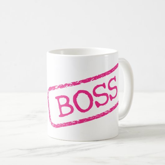 "BOSS" KOFFIEMOK (Voorkant rechts)