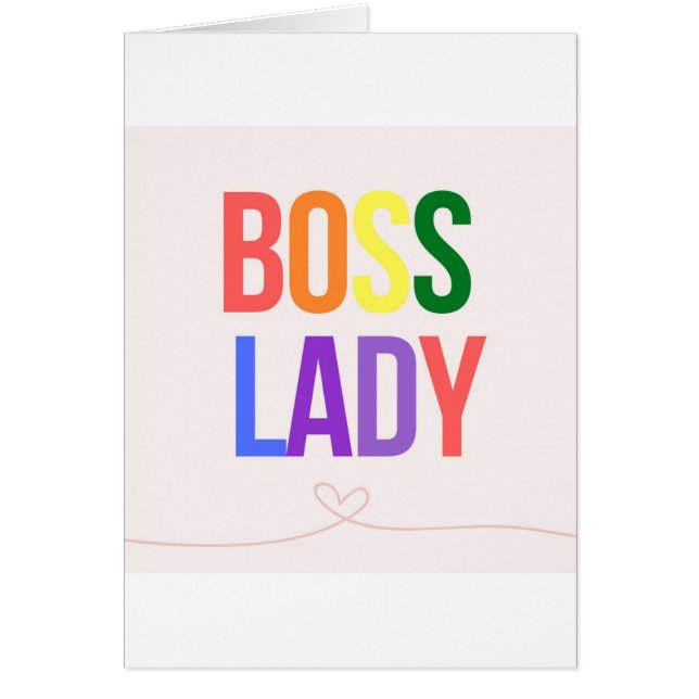 BOSS LADY (Voorkant)
