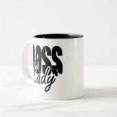 Boss Lady $17,95 Mok met twee tonnen koffie (Voorkant links)