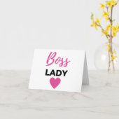 Boss Lady 2 Kaart (Gele Bloem)