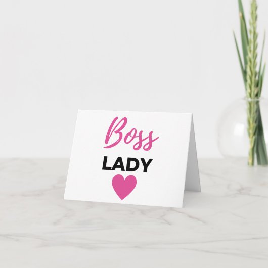 Boss Lady 2 Kaart (Voorkant)