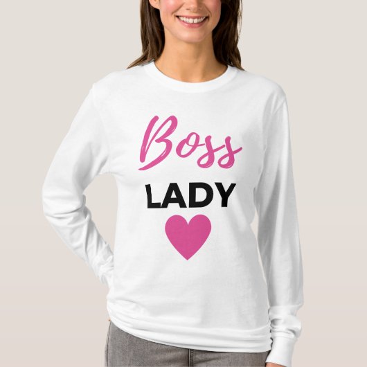 Boss Lady 2 T-shirt (Voorkant)