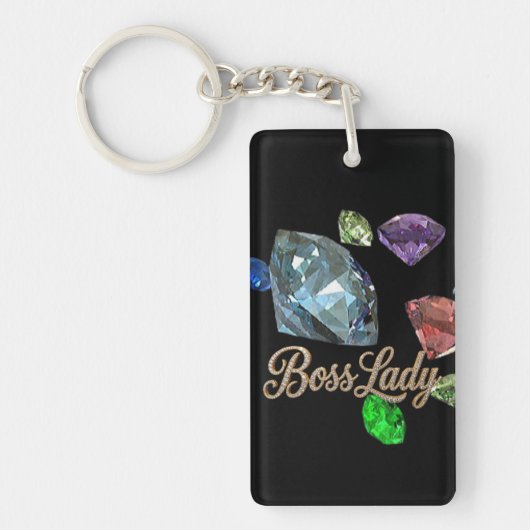 Boss Lady Acrylic Keychain (Voorkant)