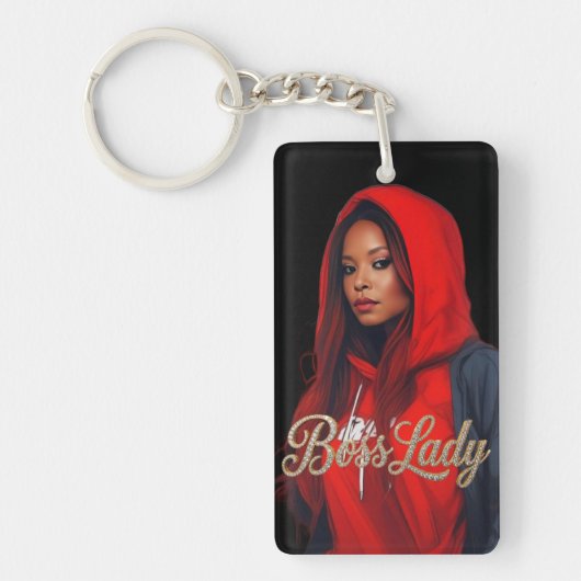 Boss Lady Acrylic Keychain (Voorkant)
