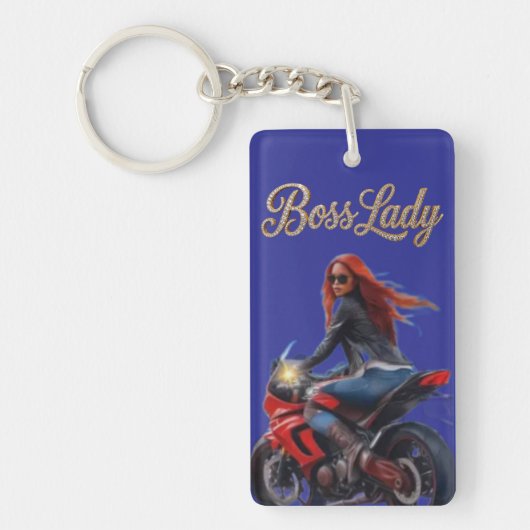 Boss Lady Acrylic Keychain (Voorkant)
