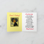 Boss Lady African American kerstkaarten Kaart (Binnen)
